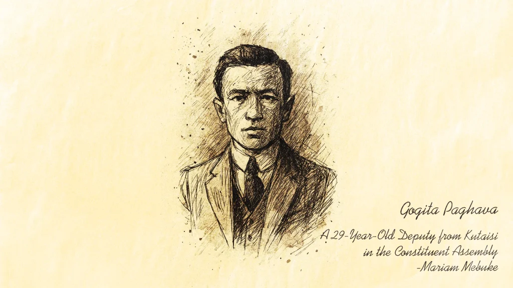 Gogita Paghava – A 29-Year-Old Deputy from Kutaisi in the Constituent Assembly